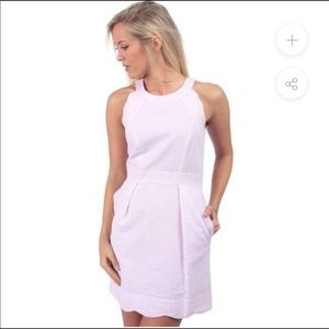Pink Lauren James seersucker dress